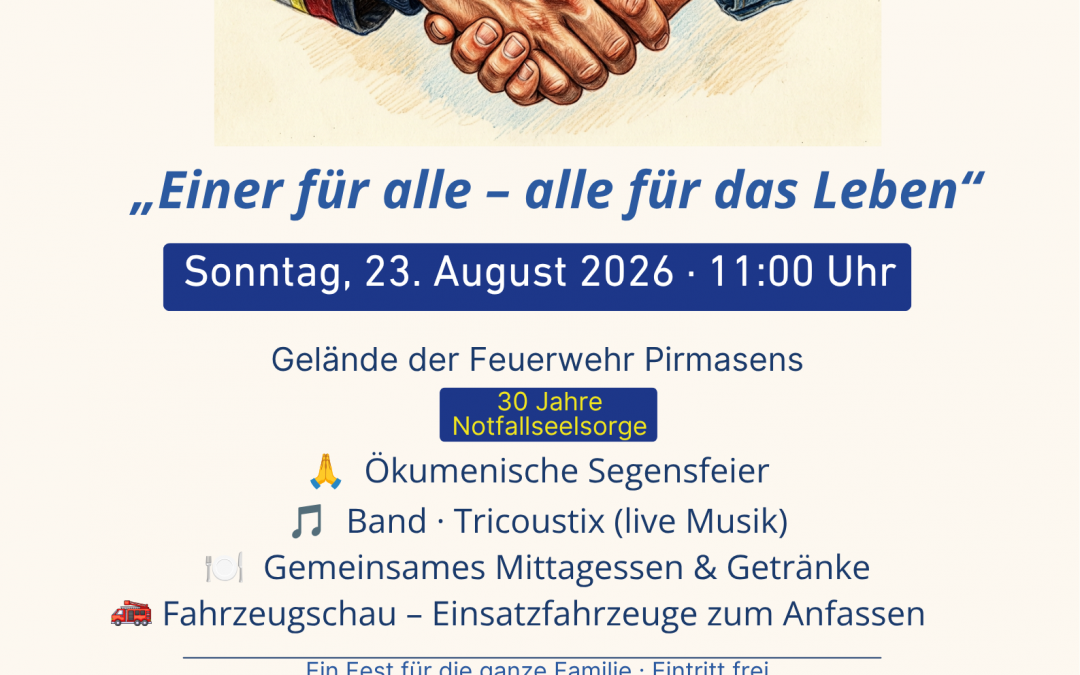 Ökumenische Segensfeier der Blaulichtfamilie